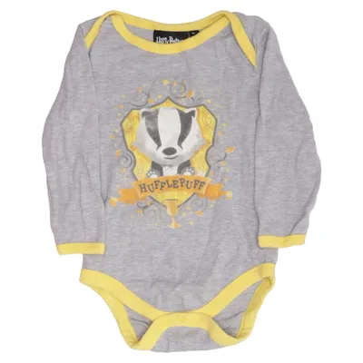 Body (Grå, Gul) från Harry Potter Bomull, Polyester