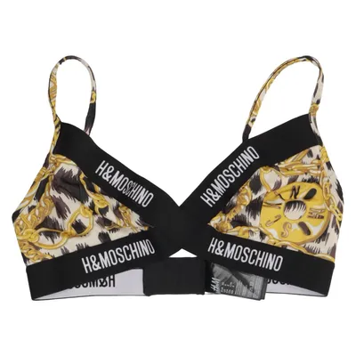 Bralette (Svart, Guldfärgad, Beige, Brun) från H&M x Moschino Polyester, Elastan, Polyamid