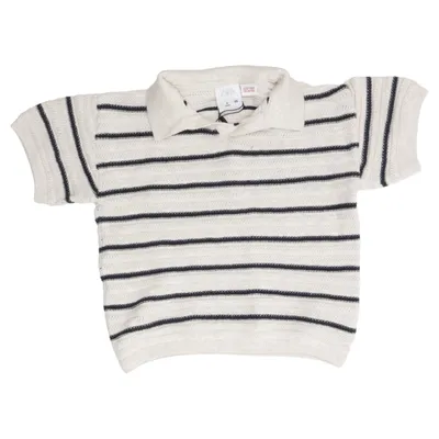 Sweater (Beige, Sort) fra Zara Bomuld