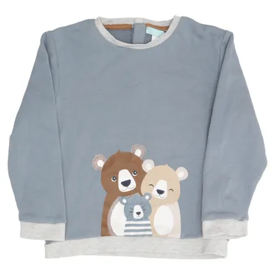 Sweatshirt (Blue) from Obaïbi Cotton, Elastane