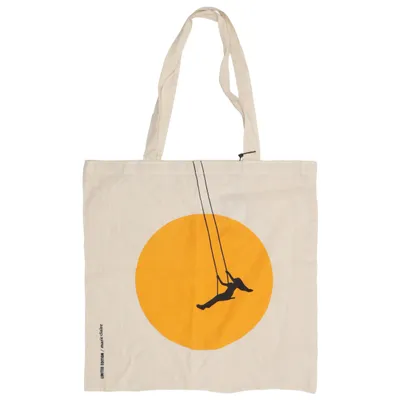 Sac en toile (Beige, Orange, Noir) de Marie Claire
