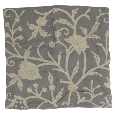 Cushion cover (Gray, Beige) from Oscar & Clothilde Cotton, Wool