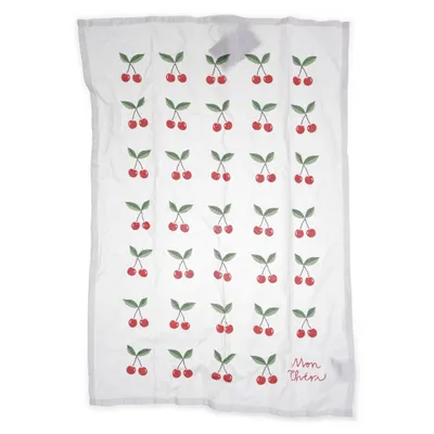 Kökshandduk (Vit, Röd, Grön) från Mio