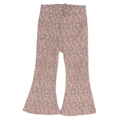 Byxor (Rosa, Flerfärgad) från Zara Bomull, Elastan, Polyester