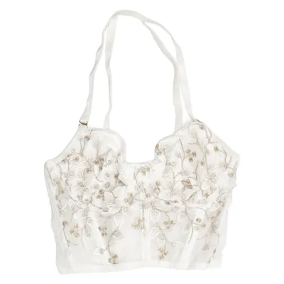 Corset (Blanc, Or) Élasthane, Polyamide, Polyester, Viscose