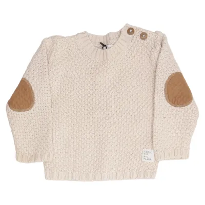 Strickpullover (Beige) von Cubus Mini Bio-Baumwolle
