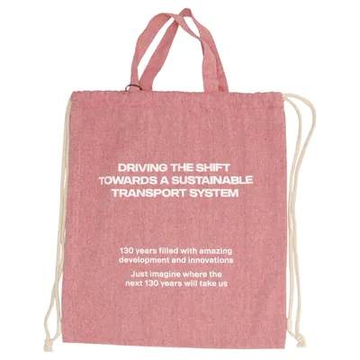 Sports bag (Red) from Scania Recycled cotton, Recycled polyester