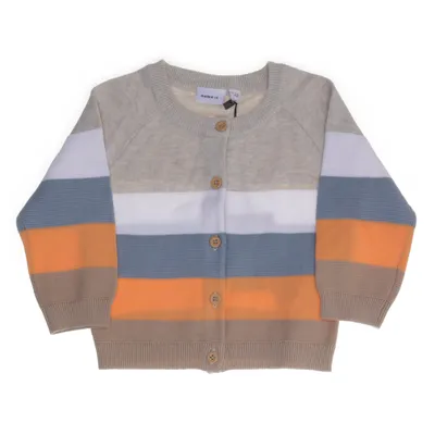 Cardigan (Beige, Bleu, Blanc, Orange, Marron) de Name It Coton biologique