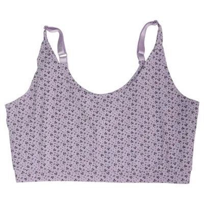 Bralette (Lila, Svart, Flerfärgad) från Devoted Bomull, Elastan