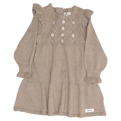 Klänning (Beige) från Newbie by KappAhl Bomull