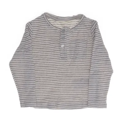 Henley shirt (LO20-RAYE) from Émile et Ida Cotton, Metallic fiber, Polyamide