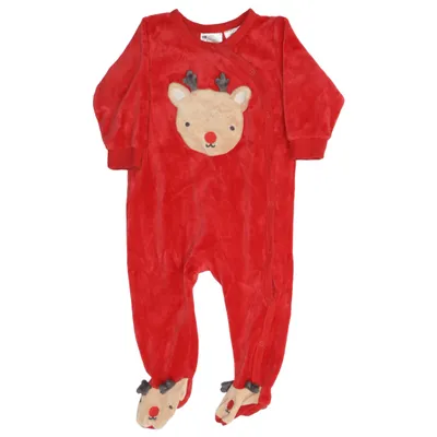 Barboteuse (Rouge, Multicolore) de H&M Coton, Polyester