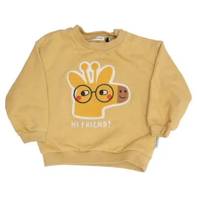 Sweatshirt (Jaune) de Minories Coton, Polyester