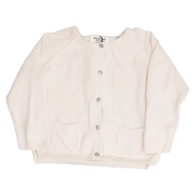 Cardigan (Beige) from Zara Knitwear Cotton, Nylon