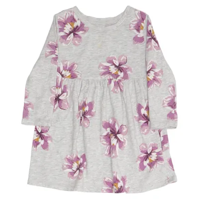 Dress (Gray, Purple, Multicolored) from Old Navy Cotton, Polyester