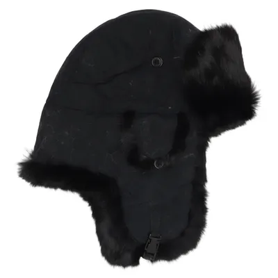 Trapper hat (Black) from Passigatti Rabbit fur