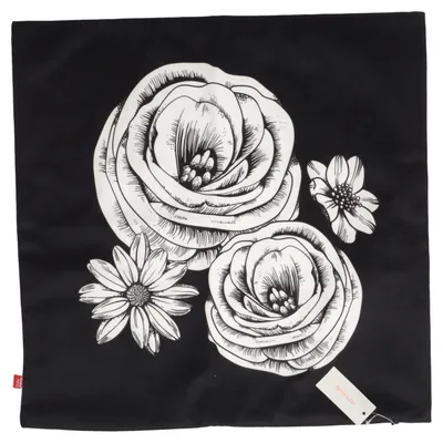 Housse de coussin (Noir, Blanc) de Home & You