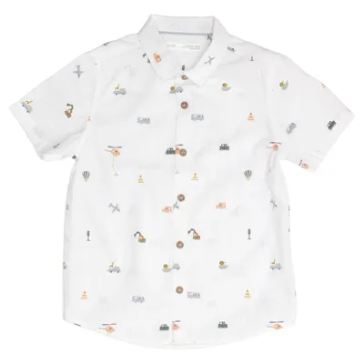 Chemise à manches courtes (Blanc, Multicolore) de Next
