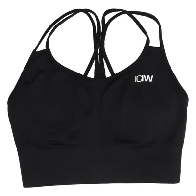 Sports bra (Black) from ICIW Elastane, Polyamide