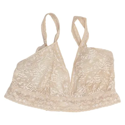 Bralette (Beige) from Lace Laboratory Elastane, Polyamide