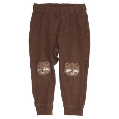 Pyjamasbyxor (Brun) från Lindex Baby Bomull, Elastan