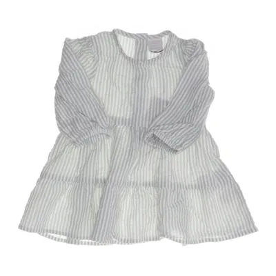 Klänning (Grön, Vit) från Lindex Baby Bomull