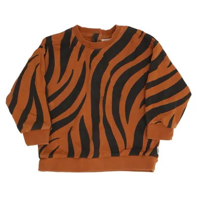 Sweatshirt (Brown, Black) from Lindex Baby Cotton, Elastane