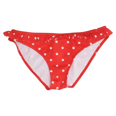 Bikini bottom (Red, White) from ASOS Swim Elastane, Polyamide, Polyester