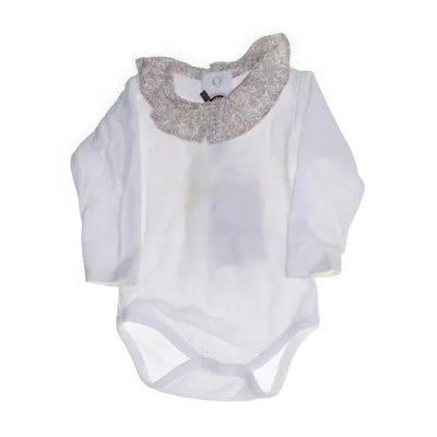 Body (Vit, Rosa) från La Coqueta Bomull