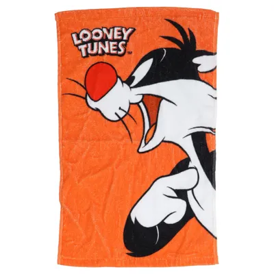 Serviette (Orange, Multicolore) de Looney Tunes Coton