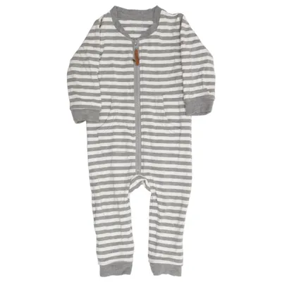 Rompers (Gray, White) from Hust & Claire Bamboo, Elastane