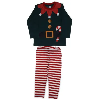 Julkläder (Grön, Röd, Vit) från H&M Bomull, Elastan