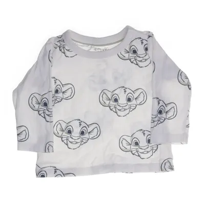 Langærmet t-shirt (Hvid, Flerfarvet) fra Disney Baby
