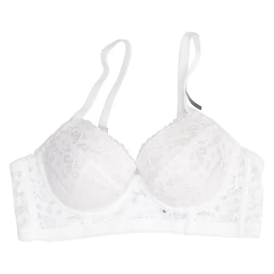 Bra (White) from Missya Elastane, Polyamide