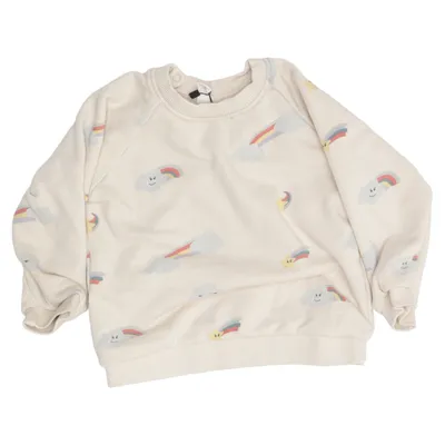 Sweatshirt (Beige, Meerkleurig) van Åhléns Kids Katoen, Polyester