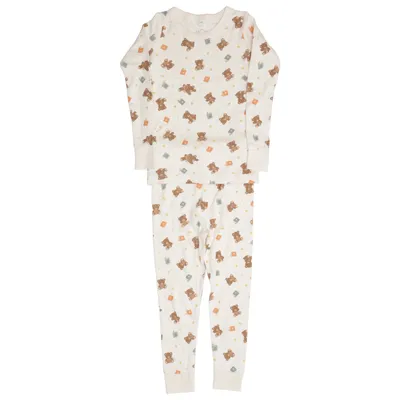 Pyjamas (Beige, Brun) från Mori Bambu, Ekologisk bomull
