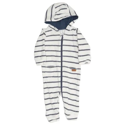Rompertjes (Wit, Blauw) van Lindex Newborn Katoen