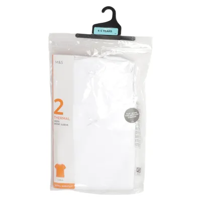 Maillot de corps (Blanc) de M&S Coton, Polyester, Viscose