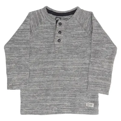 T-shirt manches longues (Gris) de Tumble 'N Dry Coton, Élasthane, Polyester