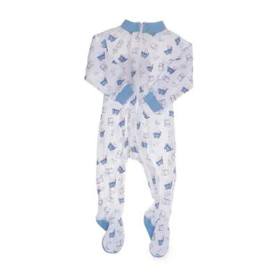 Sparkdräkt (Vit, Blå, Flerfärgad) från Little Astor Bomull