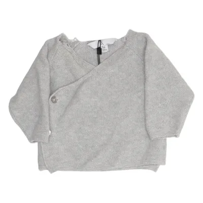 Cardigan cache-cœur (Gris) de Åhléns Coton biologique