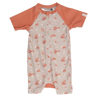 UV beschermende kleding (Beige, Rood, Meerkleurig) van Little Dutch Elastaan, Gerecycled polyester