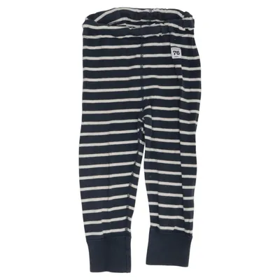 Pyjamasbyxor (Blå, Vit) från Polarn O. Pyret Ekologisk bomull