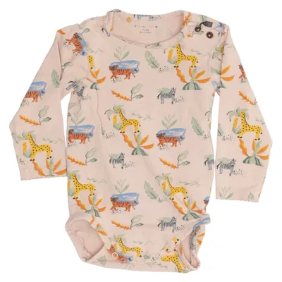 Body (Beige, Flerfärgad) från Minimarket Bomull, Elastan