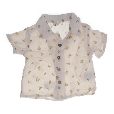 Kortärmad skjorta (Beige, Gul) från Buddy and Hope Bomull