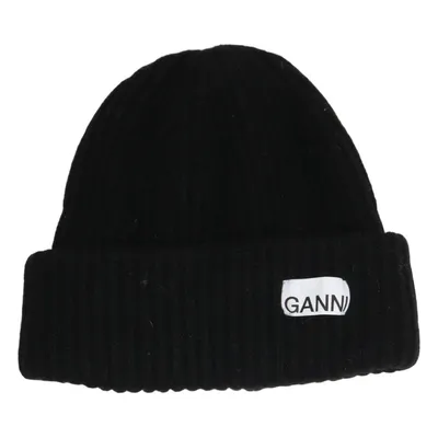 Beaniehue (Sort) fra Ganni Polyamid, Uld