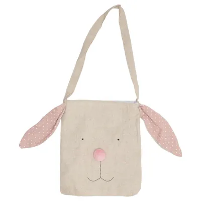 Canvas tas (Beige, Roze) van Depot Katoen, Linnen