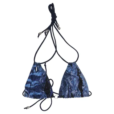 Bikini top (Blå, Sort) fra Sunkini Swimwear Elastan, Polyester