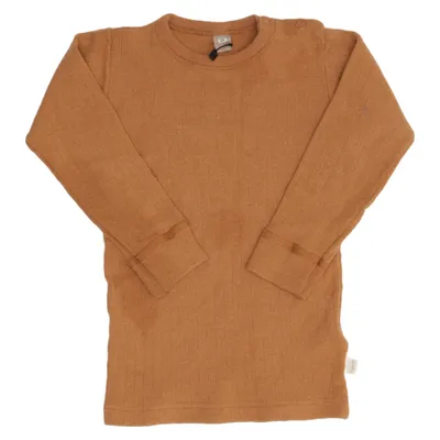 Unterziehshirt (Braun) von Duns Merinowolle
