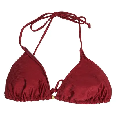 Haut de bikini (Rouge) de Missya Élasthane, Polyester